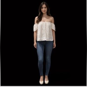 Off-Shoulder Lace Top